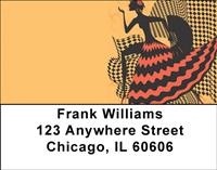 Flamenco Dancing Address Labels