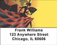 Flamenco Dancing Address Labels