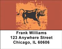 Spanish Bull Address Labels