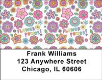 Flower Power Address Labels