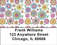 Flower Power Address Labels