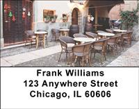 Street Cafes Address Labels