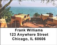 Street Cafes Address Labels