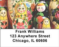 Matryoshka Dolls Address Labels