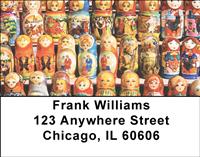 Matryoshka Dolls Address Labels