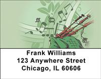 Artistic Bagpipes Address Labels