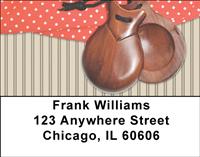 Flamenco Castanets Address Labels