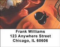 Flamenco Castanets Address Labels