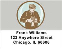 Vintage Photography Address Labels