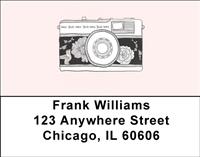 Retro Cameras Address Labels