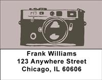 Retro Cameras Address Labels