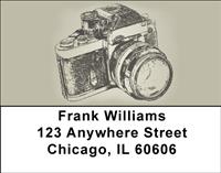 Retro Cameras Address Labels