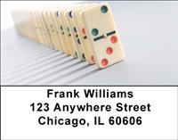Dominoe Pieces Address Labels