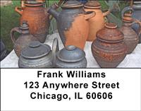 Ancient Pottery Address Labels