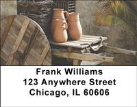 Ancient Pottery Address Labels
