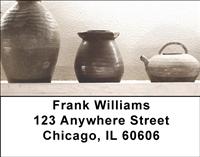 Ancient Pottery Address Labels