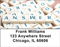 Word Games Address Labels