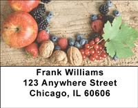 Autumn Fruits Address Labels