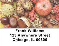 Autumn Fruits Address Labels