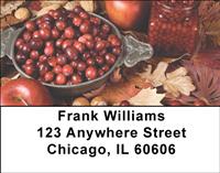 Autumn Fruits Address Labels