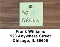 Go Green! Address Labels
