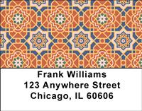 Arabesque Mosaic Address Labels