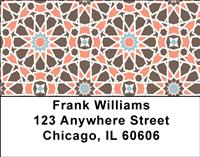 Arabesque Mosaic Address Labels