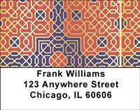 Arabesque Mosaic Address Labels
