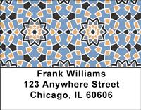Arabesque Mosaic Address Labels