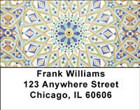 Oriental Mosaic Address Labels