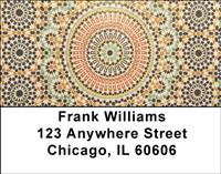 Oriental Mosaic Address Labels