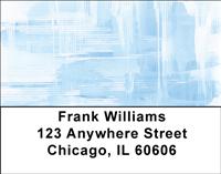 Blue Watercolor Address Labels