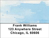 Blue Watercolor Address Labels