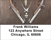 Antique Pistols Address Labels