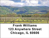 California Wine Country Address Labels