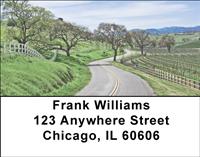 California Wine Country Address Labels
