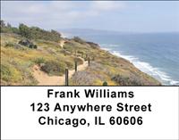 California Beaches Torrey Pines Address Labels