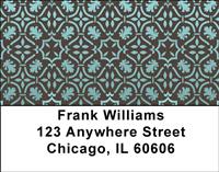 Retro Wallpaper Address Labels