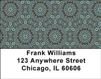 Retro Wallpaper Address Labels