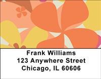 Funky Flowers Address Labels