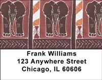 Tribal Art Address Labels