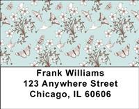 Birds and Butterflies Address Labels