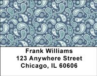Retro Paisley Address Labels