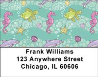 Summer Seas Address Labels