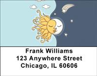 Night and Day Address Labels