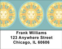 Festival Sun Address Labels
