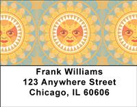 Festival Sun Address Labels
