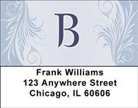 Floral Monogram B Address Labels