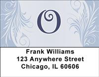 Floral Monogram O Address Labels
