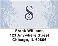 Floral Monogram S Address Labels